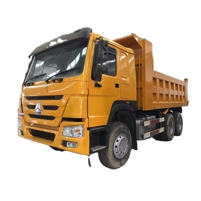 Подержанный 371HP Sinotruck Дамп-Трамп Тяжелый грузовик Безтрубные шины Дизайн 8 * 4 Левый ручной управляющий