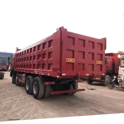 Подержанный грузовик HOWO 8X4 40 тонн 12-колесный погрузчик Sinotruck Tipper HOWO Truck