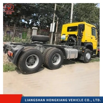 6X4 дизельные многоступенчатые передние передачи Sinotruk HOWO тракторный грузовик с двигателем &gt; 8 л