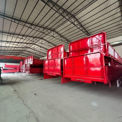 2/3/4 Оси Custom Dump Truck Trailer 40-100 тонн для и 1 год Послепродажное обслуживание