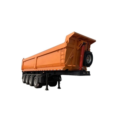 30 40 50 60 80 100t 10 м прямоугольный тяжелой гидравлический 35 45cbm Задней свалки полугрузовой прицеп для грузового транспорта