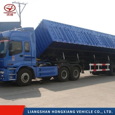 3 оси 35 40 Cbm сталь 60 тонн тяжелый грузовик Дэмп прицеп Tipper Дэмп полуприцеп