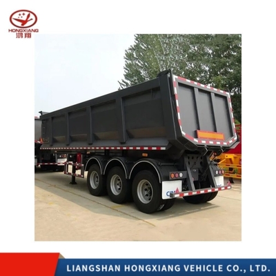 3 оси 35 40 Cbm сталь 60 тонн тяжелый грузовик Дэмп прицеп Tipper Дэмп полуприцеп