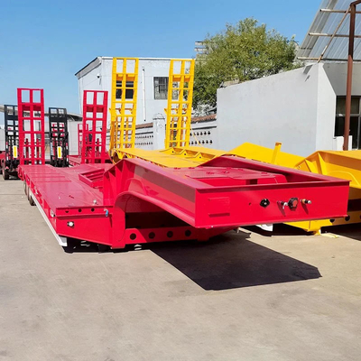 3 оси 60 тонн 80 тонн низкая кровать 3 Axltruck полуприцеп полуприцеп с 13t оси