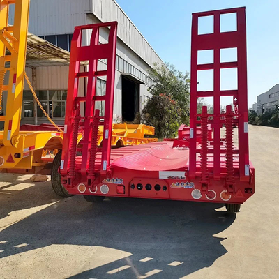 3 оси 60 тонн 80 тонн низкая кровать 3 Axltruck полуприцеп полуприцеп с 13t оси