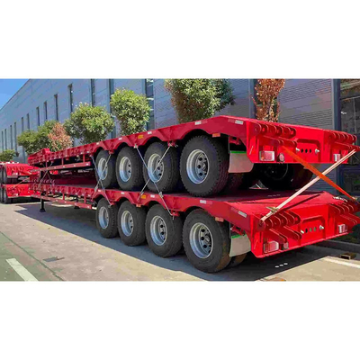 3 оси 60 тонн 80 тонн низкая кровать 3 Axltruck полуприцеп полуприцеп с 13t оси