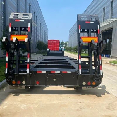 Гарантия 40FT Skeleton Low Flatbed Semi-Trailer с антиблокировочной тормозной системой ABS