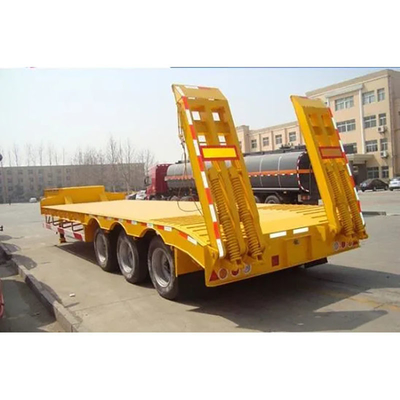 Гарантия 40FT Skeleton Low Flatbed Semi-Trailer с антиблокировочной тормозной системой ABS