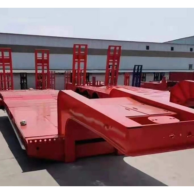 Гарантия 40FT Skeleton Low Flatbed Semi-Trailer с антиблокировочной тормозной системой ABS