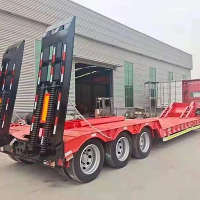 Гарантия 40FT Skeleton Low Flatbed Semi-Trailer с антиблокировочной тормозной системой ABS
