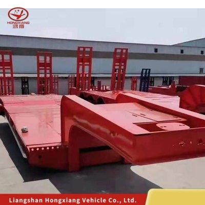 3axels Lowbed Low Bed Truck Полуприцеп настройка и тяжелая работа для ваших требований