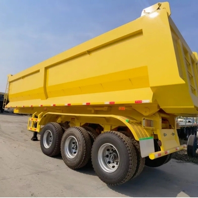 U-Turn Back 50t 60t 4 Axis Heavy Duty Side Aluminum Rear 30 50 60ton Гидравлический полугрузовик Dnd Дэмп-прицеп