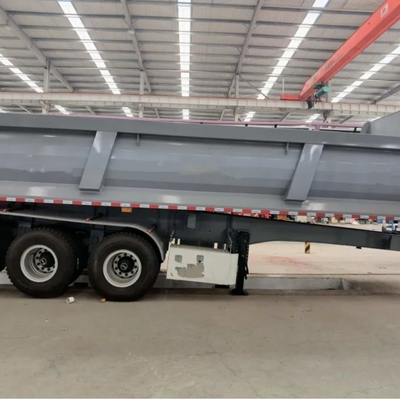 U-Turn Back 50t 60t 4 Axis Heavy Duty Side Aluminum Rear 30 50 60ton Гидравлический полугрузовик Dnd Дэмп-прицеп