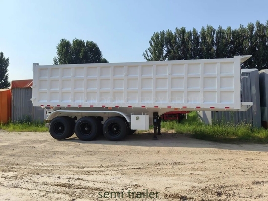 60 тонн 40cbm Дэмп-Теппер Полуприцеп Миномер-Теппер Полугрузовик-Теппинг-Трейлер с электрическим брезентом