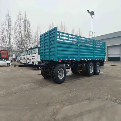 Ручная посадка нога 8 оси 12r22.5 Изолированный Van Reefer полуприцеп грузовик с колесами