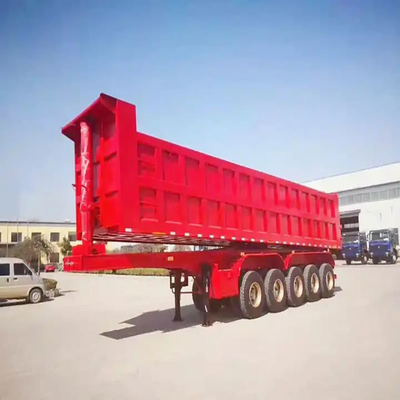 Africa Heavy Duty Axle Ton Tipper Truck Rear Dump Semi Trailer с шинами 12r22.5