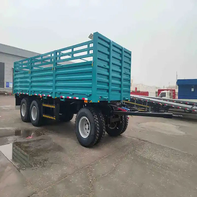 Africa Heavy Duty Axle Ton Tipper Truck Rear Dump Semi Trailer с шинами 12r22.5