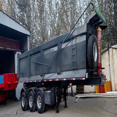 Стальной тяжелой грузоподъемности 3 оси Lowboy Trailer 60 80 100 тонн Lowbed Low Bed Truck Semi Trailer