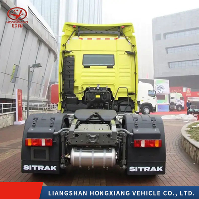Сертификат ECE Sinotruk HOWO Euro Tractor Truck с двигателем Weichai и ручным окном