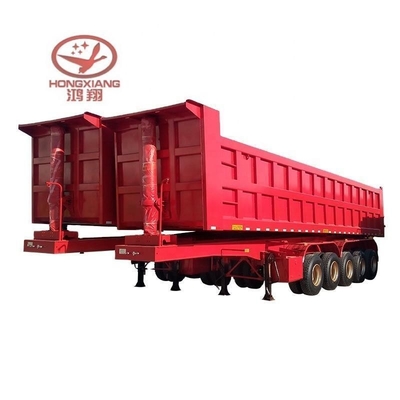 45cbm 40 50 60 тонн U-образный задний конец наклонитель свалка полугрузовики прицепы стальные плоские