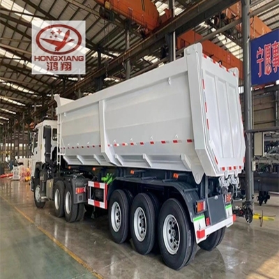 45cbm 40 50 60 тонн U-образный задний конец наклонитель свалка полугрузовики прицепы стальные плоские