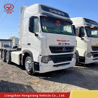 Shandong Sinotruk HOWO T7 тракторный грузовик с передним дизельным двигателем и шинами 12.00r20