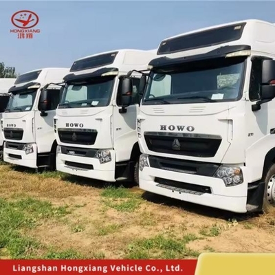 Hot HOWO T7 6X4 Метан трактор грузовик двигатель вместимостью&gt; 8L и 1 год послепродажного обслуживания