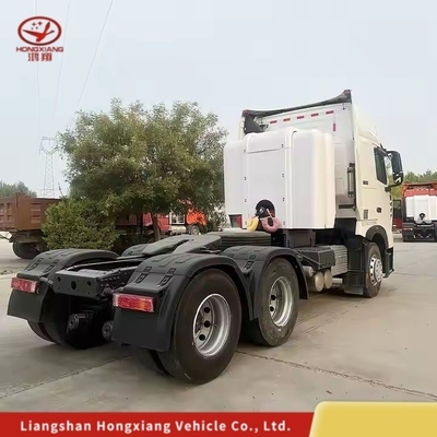 Hot HOWO T7 6X4 Метан трактор грузовик двигатель вместимостью&gt; 8L и 1 год послепродажного обслуживания