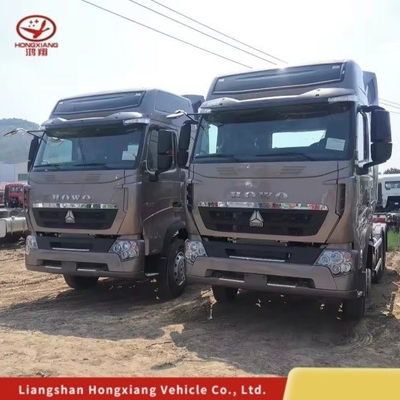 Hot HOWO T7 6X4 Метан трактор грузовик двигатель вместимостью&gt; 8L и 1 год послепродажного обслуживания