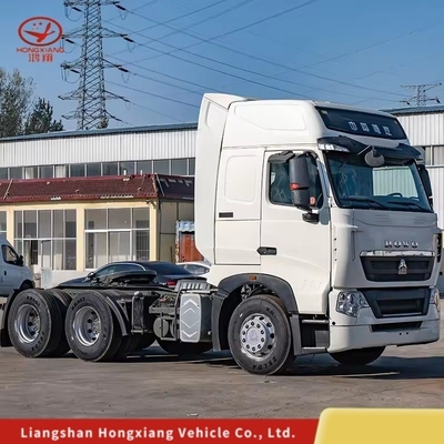 Hot HOWO T7 6X4 Метан трактор грузовик двигатель вместимостью&gt; 8L и 1 год послепродажного обслуживания