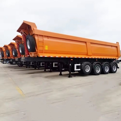 Шина 12r22.5 Тяжелая 80-100 тонн стальной гидравлической боковой задней подвески с откидным прицепом