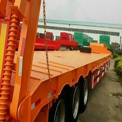 13 т Оси 4 Оси низкая кровать 120 тонн низкая кровать грузовик полуприцеп для строительной техники