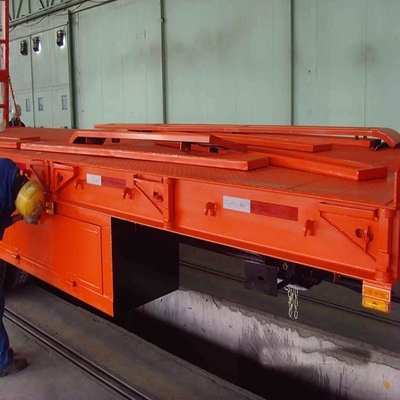Самодемонтажный 3-осевой 60-тонный 80-тонный Lowboy Loader Lowbed Low Bed 3-осевой грузовик полуприцеп