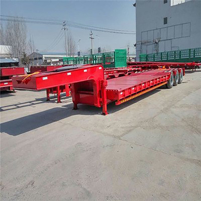 Посадочная нога двухскоростной тяжелой прицепа Lowboy Lowbed для перевозки тяжелых машин
