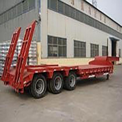 Посадочная нога двухскоростной тяжелой прицепа Lowboy Lowbed для перевозки тяжелых машин