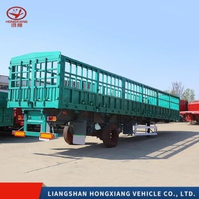 3 оси 45FT 48FT 60ton Dropside Cargo Sidewall Semi Trailer для легкого класса боковой стены