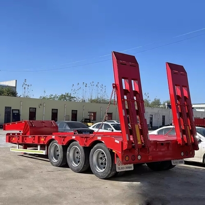 14 Шина 60 80 100 тонн погрузчик полуприцеп 4 оси 5 оси тяжелый лоубой полуприцеп