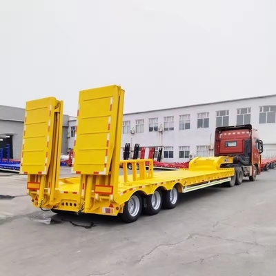 18 метров длинный низкий кровать полуприцеп Lowboy оборудование прицепы для различных отраслей промышленности