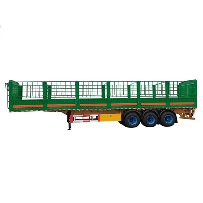 Кросс-Арм тип 3 Оси 40FT 12m 12,5m 40ton 50ton полуприцеп для грузовиков с боковым ограждением