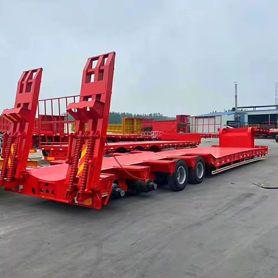 50 тонн 20FT 40FT 50FT 53 Foot Container Chassis Flatbed Semi Trailer с протектором 1820 мм