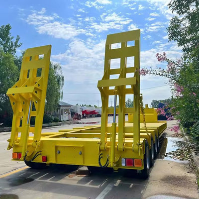 20FT 40FT плоский контейнер шасси 3 Axe 4 Axe плоский кровать полуприцеп с 12R22.5 шины