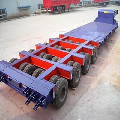 Полуприцеп Lowboy 60-80t со складной структурой и опцией плоского кровати