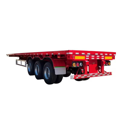 60 80 100 тонн Гошачий горлок Отсоединяемый низкогрузчик Lowboy грузовик Flatbed Lowbed Semi-Trailer