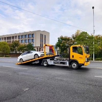 Япония I-Suzu Wrecker Tow Truck Дистанционное управление Гидравлический Roll Back Flatbed 4X2 6 колес