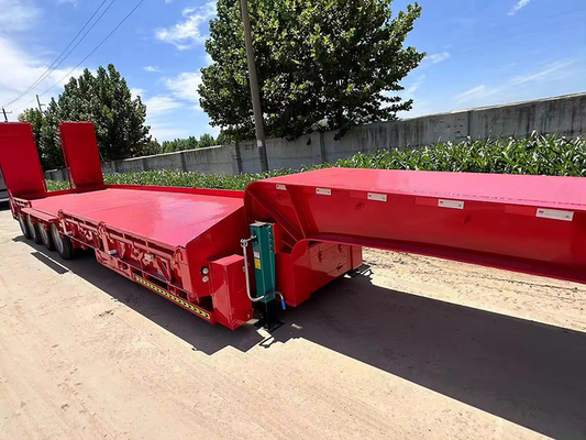 Шина 12r22.5 3 оси 40 FT плоский полуприцеп для железных контейнеров