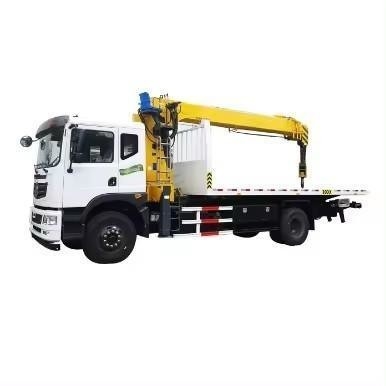 Qing Ling 4*2 Low Angle Full Land Flatbed Tow Truck Wrecker для технической поддержки на линии