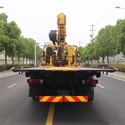 Qing Ling 4*2 Low Angle Full Land Flatbed Tow Truck Wrecker для технической поддержки на линии