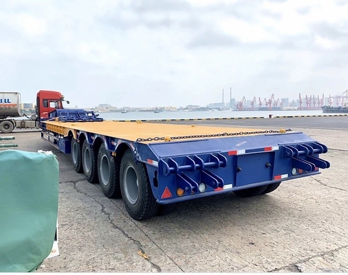 EHL9400L 4 оси низкое шасси низкое плоское полуприцеп для легкой грузовой перевозки
