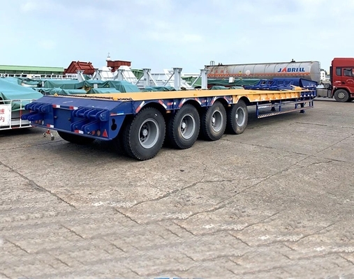 EHL9400L 4 оси низкое шасси низкое плоское полуприцеп для легкой грузовой перевозки