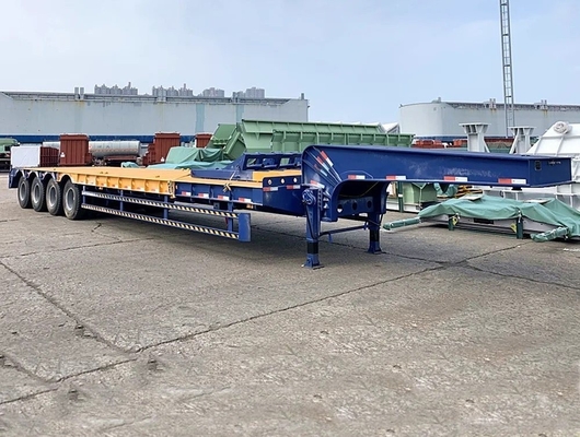 EHL9400L 4 оси низкое шасси низкое плоское полуприцеп для легкой грузовой перевозки
